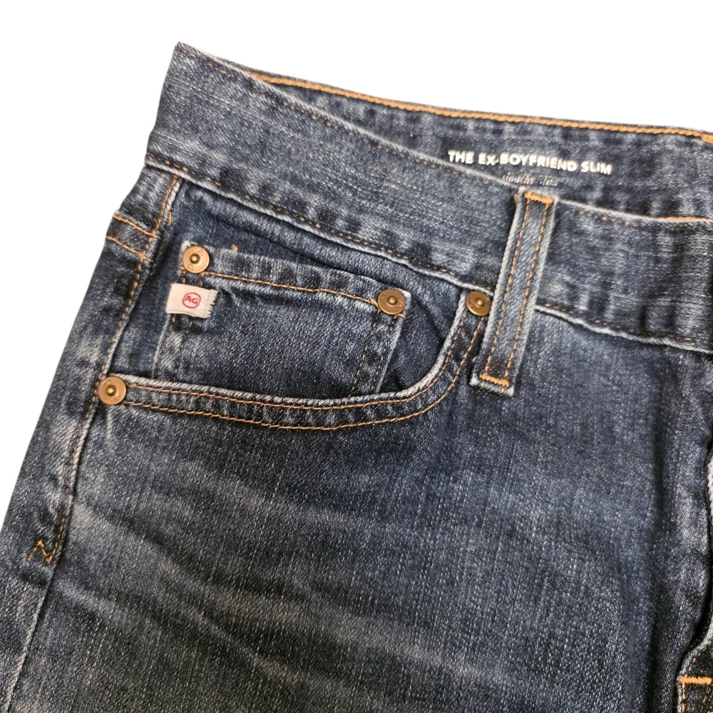 AG Goldschmied Ex-boyfriend Slim Crop Jeans Size 28 R - Picture 9 of 15